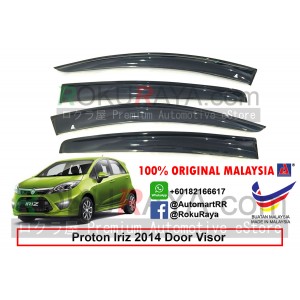 Proton Iriz 2014 AG Door Visor Air Press Wind Deflector (Big 12cm Width)